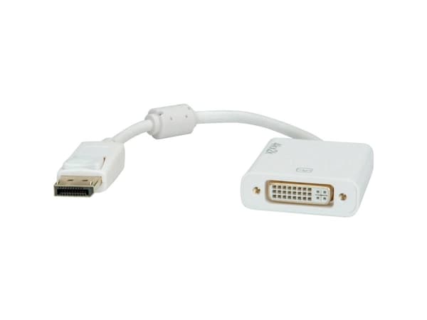 ROLINE 12.03.3136, 0,15 m, DisplayPort, DVI-D, Hankjønn, Hunkjønn, 3840 x 2160