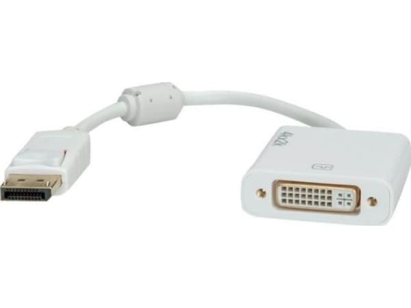 ROLINE 12.03.3136, 0,15 m, DisplayPort, DVI-D, Hankjønn, Hunkjønn, 3840 x 2160