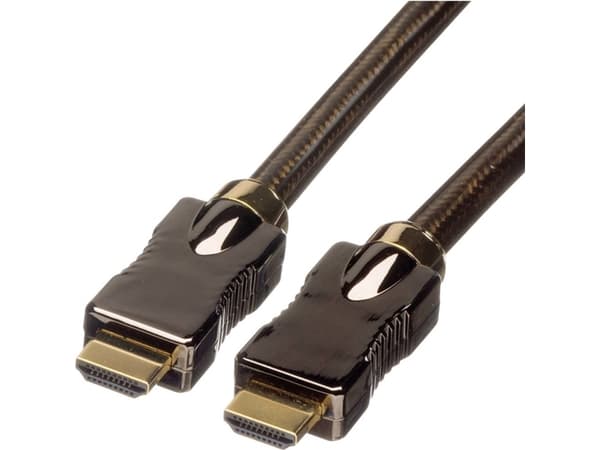 ROLINE 11.04.5683, 5 m, HDMI Type A (Standard), HDMI Type A (Standard), 3D, Svart