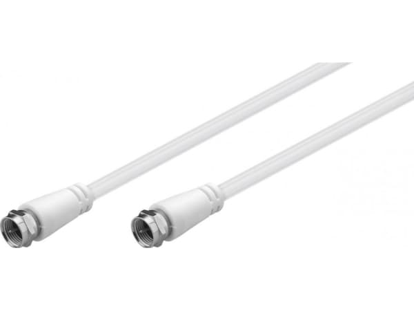 Kabel Goobay Antenowy (F) 5m biały (JAB-4410968)