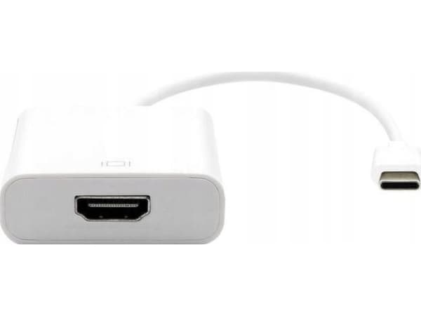 Kabel Garbot USB3.1 C-HDMI. M/F. White 20cm