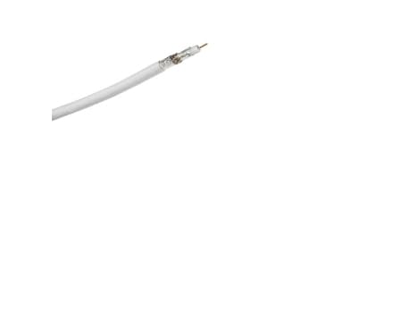 Hama Cable on Reel - Antennekabel i stort parti - 100 m - trippel beskyttelse - 90 dB - hvit