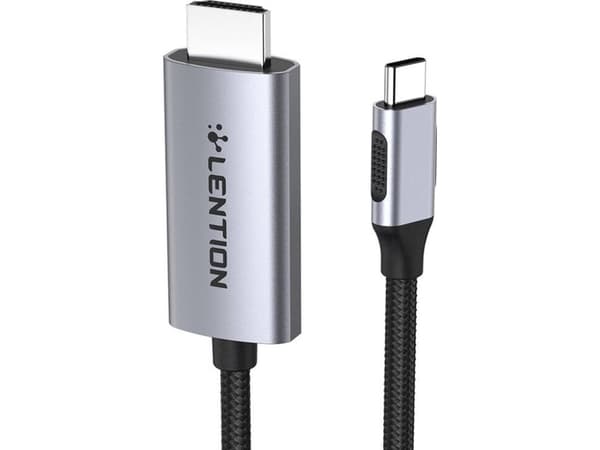 USB-C to 4K60Hz HDMI Lention cable, 3m (gray)
