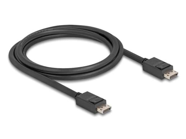 Delock - DisplayPort-kabel - DisplayPort (hane) spärrad till DisplayPort (hane) spärrad - DisplayPort 2.1 - 1.8 m - stöd för 16K 60 Hz (15.360x8640),