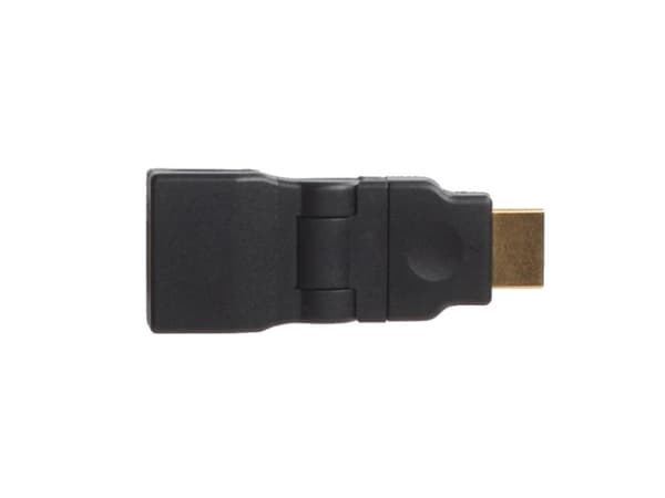 Connectech HDMI™ drejelig adapter 360°. Sort