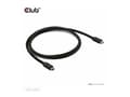 Miniatyrbild 3 av 5: Club 3D - USB-kabel - 24 pin USB-C (hane) till 24 pin USB-C (hane) - USB 3.2 Gen 2 / USB4 / Thunderbolt 3 / Thunderbolt 4 / Thunderbolt 5 - 1 m - 8K2
