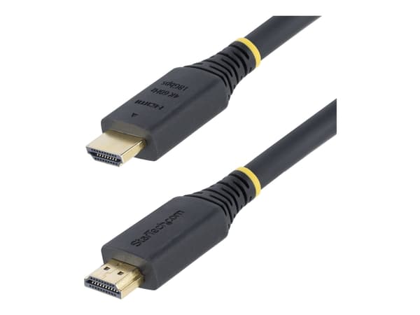 StarTech.com 7m (22.9ft) Premium Certified High Speed HDMI Cable, 4K60Hz - Premium High Speed - HDMI-kabel med Ethernet - HDMI hann til HDMI hann - 7