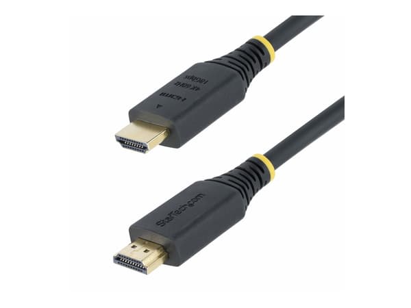 StarTech.com 1m (3.3ft) Premium Certified High Speed HDMI Cable, 4K60Hz - Premium hög hastighet - HDMI-kabel med Ethernet - HDMI hane till HDMI hane