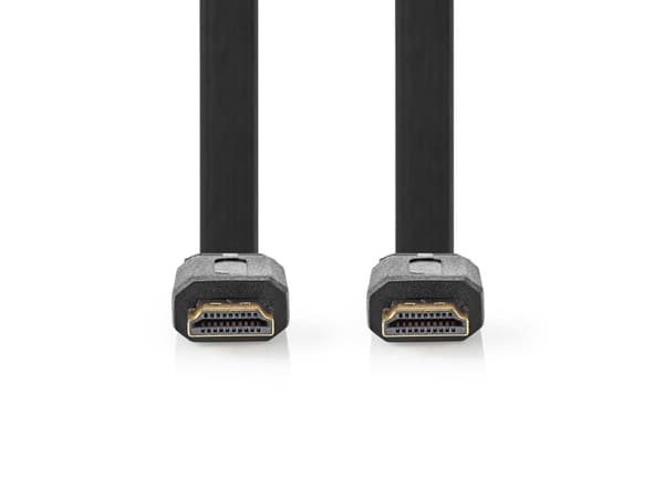 Nedis CVGL34100BK15, 1,5 m, HDMI Typ A (standard), HDMI Typ A (standard), 3D kompatibilitet, 10,2 Gbit/s, Svart