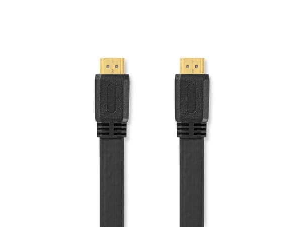 Nedis CVGL34100BK15, 1,5 m, HDMI Typ A (standard), HDMI Typ A (standard), 3D kompatibilitet, 10,2 Gbit/s, Svart