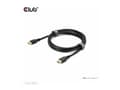 Miniatyrbild 1 av 5: Club 3D - DisplayPort-kabel - DisplayPort (hane) till DisplayPort (hane) - DisplayPort 2.1 - 3 m - VESA DP54 Certified, 8K120 Hz (7680 x 4320) stöd -