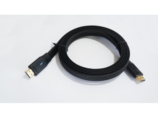 TB-kaapeli HDMI v 2.1 litteä 2m musta