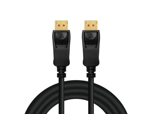 LogiLink CDV0100, 10 m, DisplayPort, DisplayPort, Hankjønn, Hankjønn, 7680 x 4320 piksler