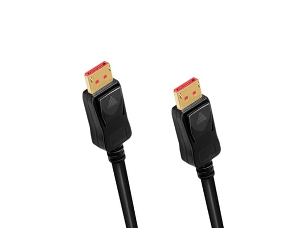 LogiLink CDV0100, 10 m, DisplayPort, DisplayPort, Hankjønn, Hankjønn, 7680 x 4320 piksler