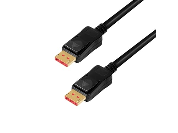 LogiLink CDV0100, 10 m, DisplayPort, DisplayPort, Hankjønn, Hankjønn, 7680 x 4320 piksler