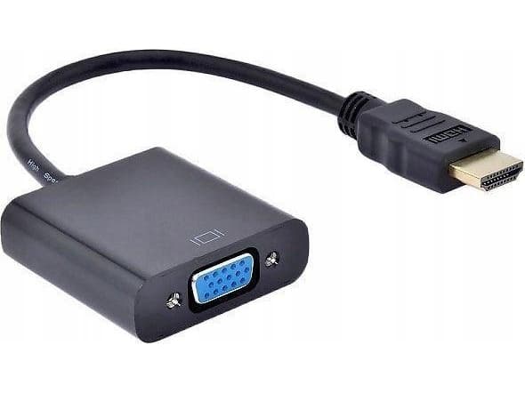 PremiumCord HDMI til VGA-konverter med 3,5 mm stereoplugg, svart (khcon-54)