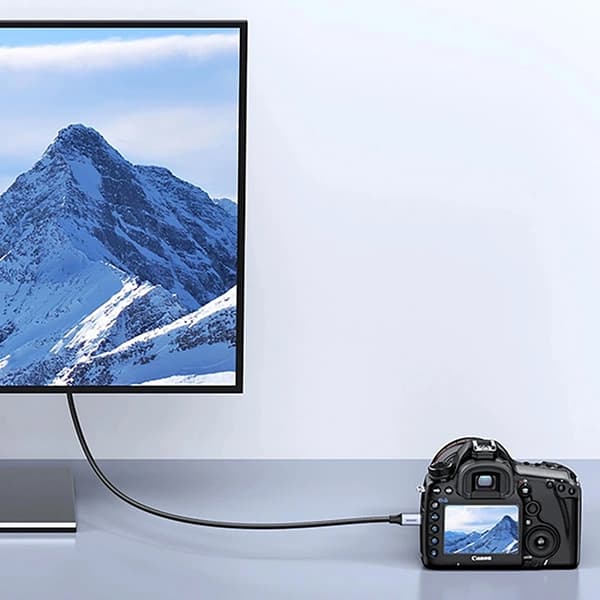 Ugreen Micro HDMI till HDMI 2.1 8K 1m Kabel - Grå