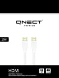 Miniatyrbillede 3 af 3: QNECT Premium højhastigheds-HDMI m/Eth 4K UHD 18GB, 2m, Vit