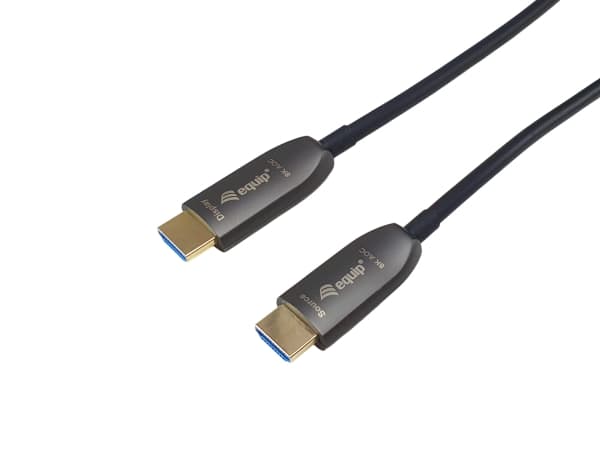 Equip 119422, 50 m, HDMI Typ A (standard), HDMI Typ A (standard), 3D kompatibilitet, Ljudreturkanal (ARC), Svart