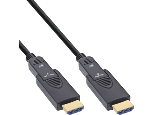 InLine® HDMI AOC Kabel, Ultra High Speed HDMI, 8K4K, Stecker abnehmbar, 40m
