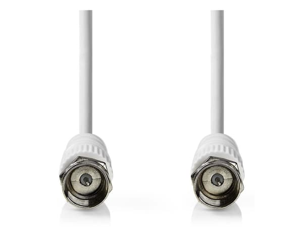 Nedis CSGB41300WT20, 2 m, F-type, F-type, Hvit