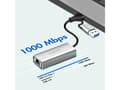Miniatyrbild 3 av 5: LogiLink UA0238B, Kabel, USB Type-A/USB Type-C, Ethernet, 1000 Mbit/s, Grå