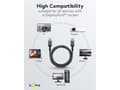 Miniatyrbilde 4 av 5: Goobay 75680, 2 m, DisplayPort, DisplayPort, Hankjønn, Hankjønn, 7680 x 4320 piksler