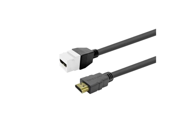 VivoLink Keystone White HDMI Female to Male (PROKEYHDMIFM2W)