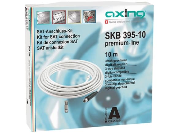 Axing SKB 395-10, 10 m, Valkoinen