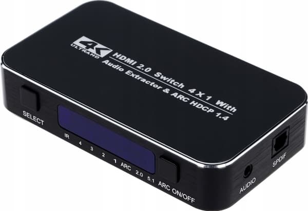 Pavonik HDMI 2.0 4x1 SWITCH UHD 4K HDCP HDR