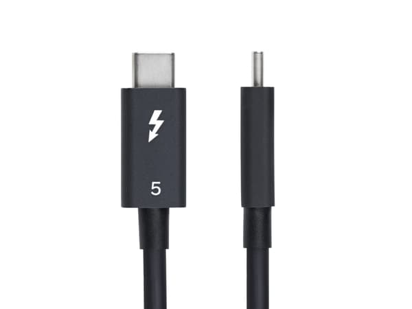 StarTech.com 50 cm Thunderbolt 5-kabel, 80 Gbps/Upp till 120 Gbps, 240 W PD, 8K 60 Hz, certifierad Thunderbolt-kabel - kompatibel med Thunderbolt 4/U