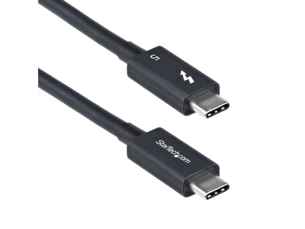 StarTech.com 50 cm Thunderbolt 5-kabel, 80 Gbps/Upp till 120 Gbps, 240 W PD, 8K 60 Hz, certifierad Thunderbolt-kabel - kompatibel med Thunderbolt 4/U