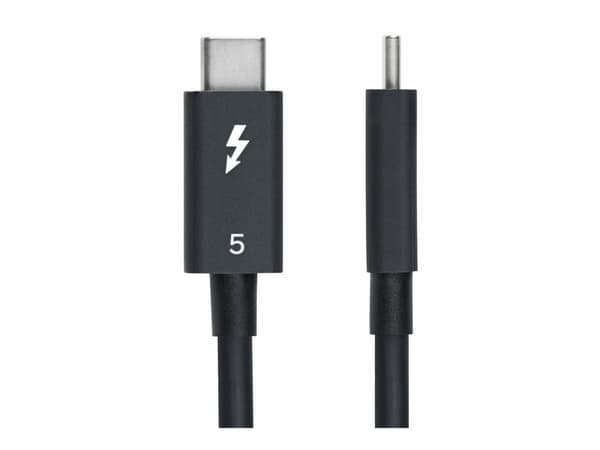 StarTech.com 2.6ft (80cm) Thunderbolt 5 Cable, 80Gbps/Up to 120Gbps, 240W PD, 8K 60Hz, Certified Thunderbolt Cable - Compatible w/Thunderbolt 4/USB4/