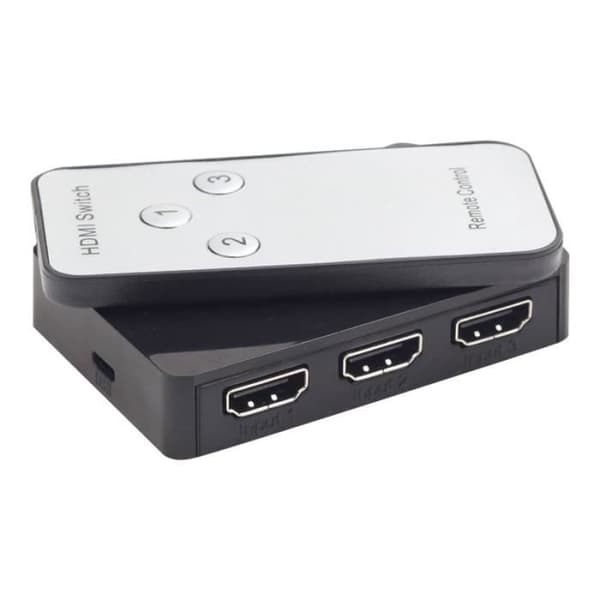 Videoljudswitch - Cablexpert - DSW-HDMI-34 - 3 x HDMI - Svart - Stationär dator