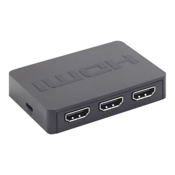Videoljudswitch - Cablexpert - DSW-HDMI-34 - 3 x HDMI - Svart - Stationär dator