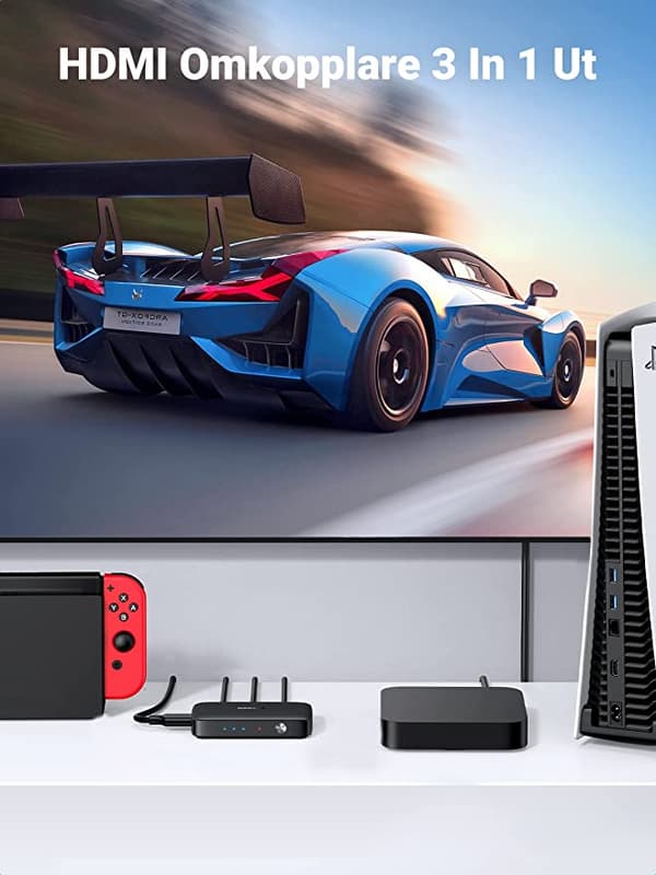 UGREEN 4K HDMI Omkopplare 3 In 1 Out HDMI Switch