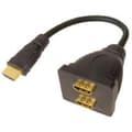 Miniatyrbild 2 av 3: Goobay A 340 G (HDMI 19pin M/2xHDMI 19pin F) HDMI M 2x HDMI F Svart kabeladapter/reducer