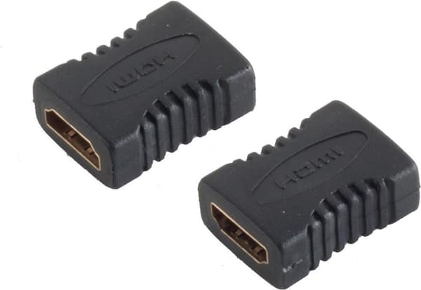 ShiverPeaks S/CONN maksimal tilslutningsadapter, HDMI-stik til HDMI-stik, guldbelagte kontakter, 4K2K-kompatibel (77409)