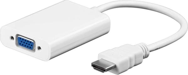 Goobay HDMI - VGA/3,5 mm, M/F VGA + 3,5 mm Hvid
