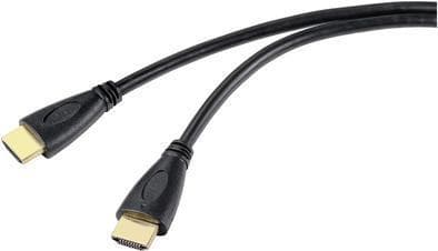 SpeaKa Professional HDMI Monitor, TV, Monitor, AV-forbindelseskabel [1x HDMI han - 1x HDMI han] 1,50 m Sort (SP-10133284)