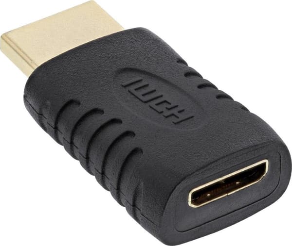InLine HDMI - Mini HDMI-adapter - version 1.4 (4K 30Hz) / svart