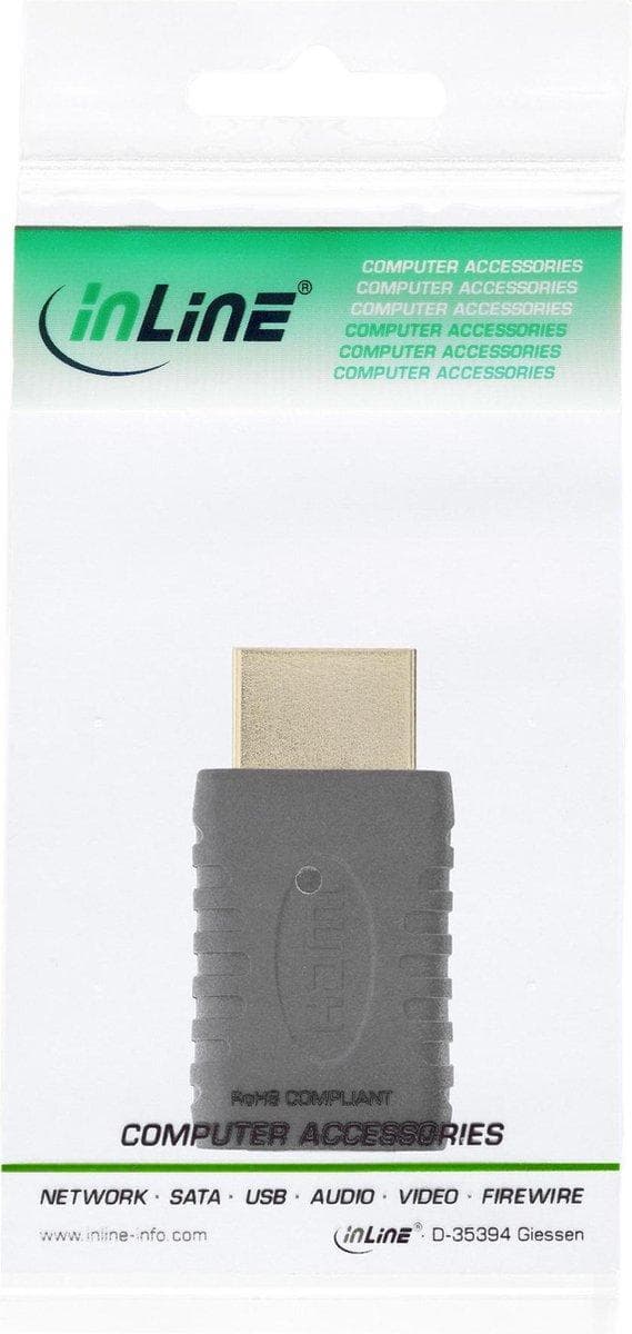 InLine HDMI - Mini HDMI-adapter - version 1.4 (4K 30Hz) / svart
