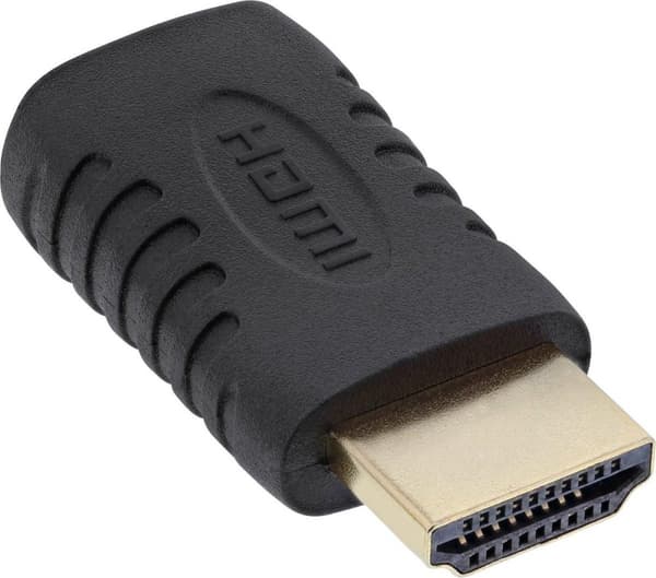 InLine HDMI - Mini HDMI-adapter - version 1.4 (4K 30Hz) / svart