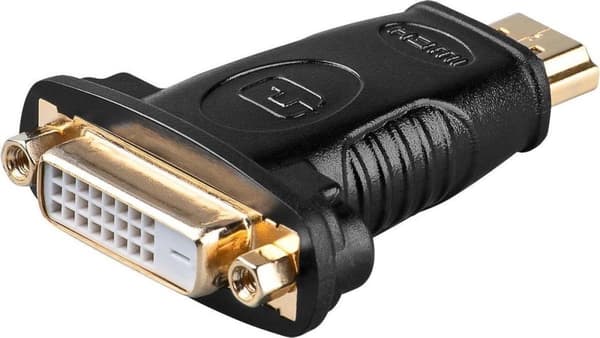 Goobay A 323 G HDMI M DVI-D 24+1p F Sort