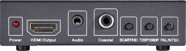 Speaka Professional AV-muunnin Sp-HD/Sc-01 [Scart - HDMI-liitin, digitaalinen RCA] 1920 x 1080 pix