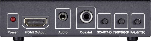 Speaka Professional AV-muunnin Sp-HD/Sc-01 [Scart - HDMI-liitin, digitaalinen RCA] 1920 x 1080 pix