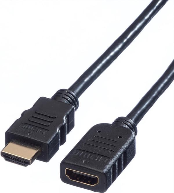 Værdi 11.99.5571 HDMI-kabel 1,5 m HDMI Type A (Standard) Sort (11.99.5571)