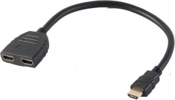 Dolphix HDMI splitter 1 till 2 / passiv - version 1.3 (Full HD 1080p) - 0,20 meter