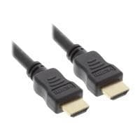 INLINE Premium - HDMI med Ethernet-kabel - HDMI (M) til HDMI (M) - 5 m - Tredobbelt isolering - Sort - 4K-understøttelse