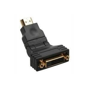 InLine 17670W - HDMI - DVI-D - Hane/hona - Guld - Svart (17670W)